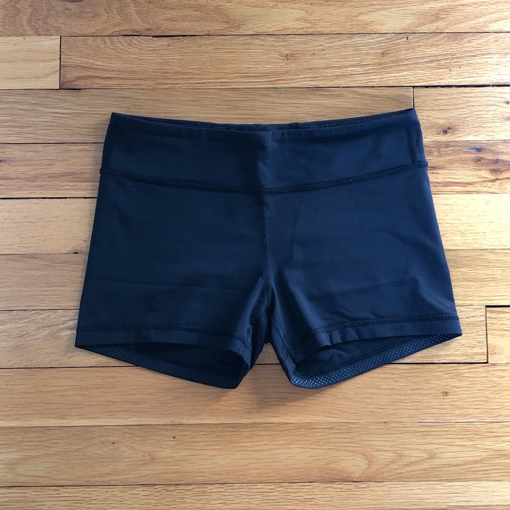 Black Spandex Biker Shorts